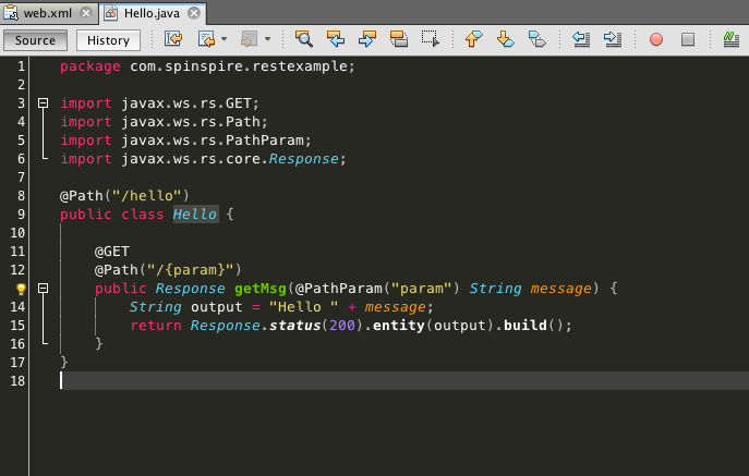 Creating a RESTful Service with Java and Jersey with Netbeans