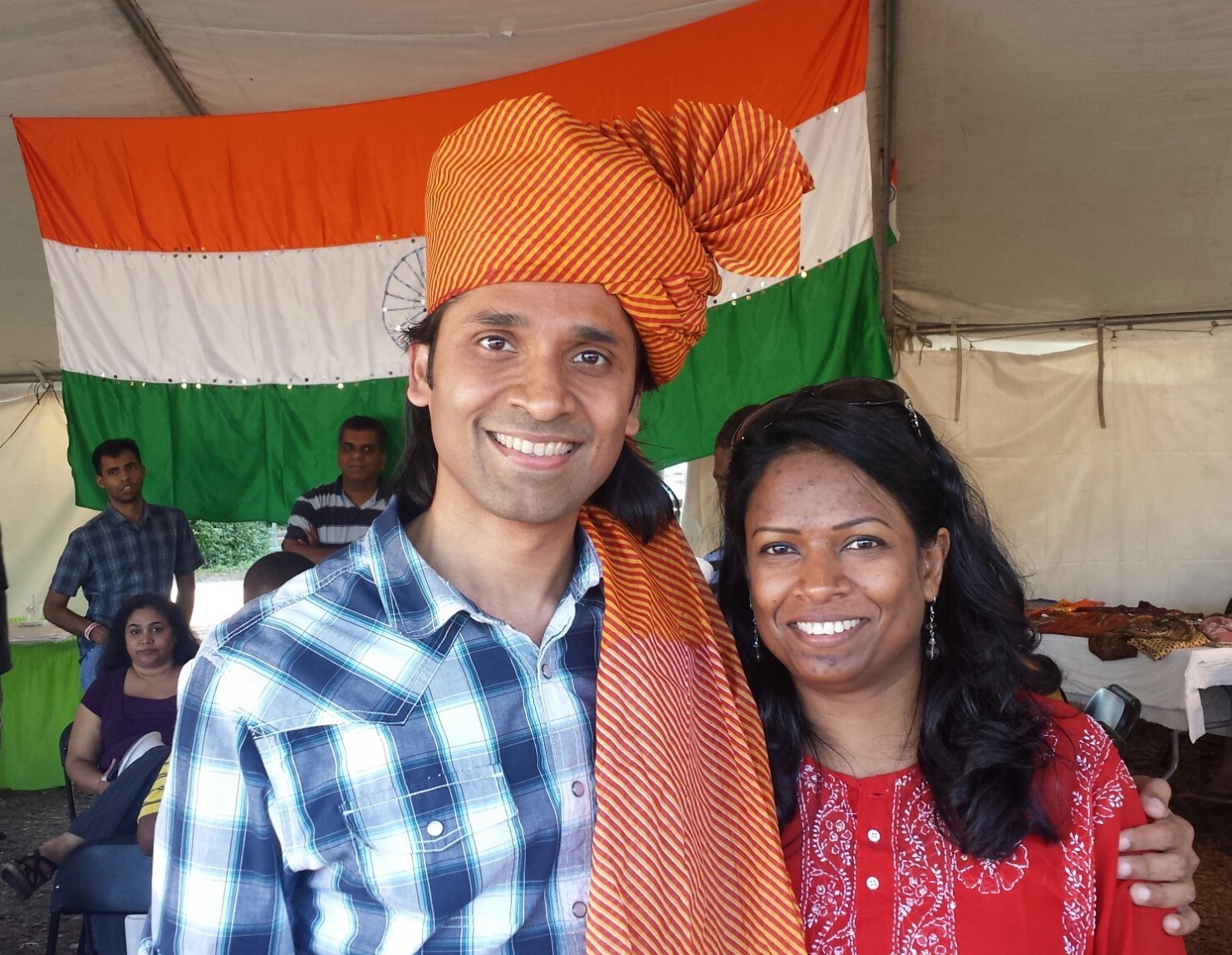 Priya & Jitesh at World of Nations 2014