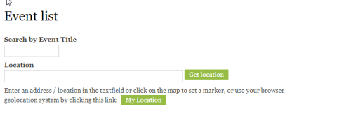 Anonymous - Event listing