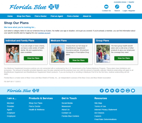 FloridaBlue - show our plans